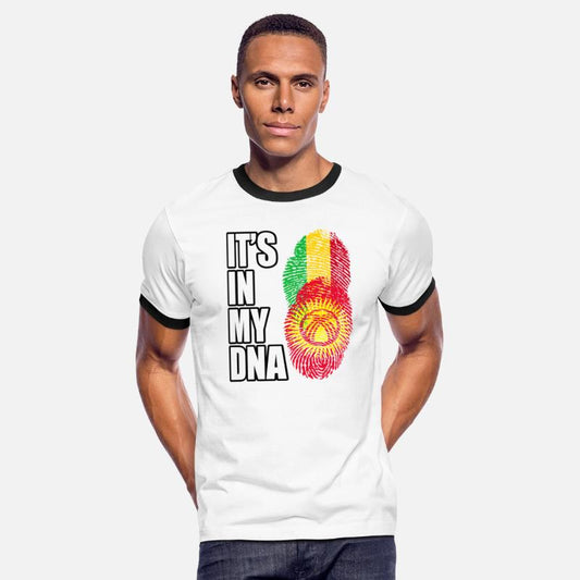 Malian And Kyrgyzstani Mix Heritage DNA Flag