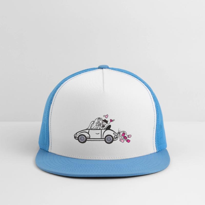 Marriage Stick figure wedding car