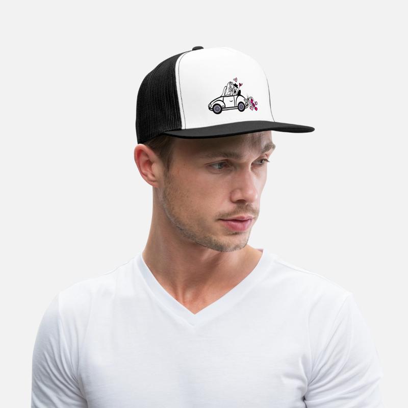 Marriage Stick figure wedding car