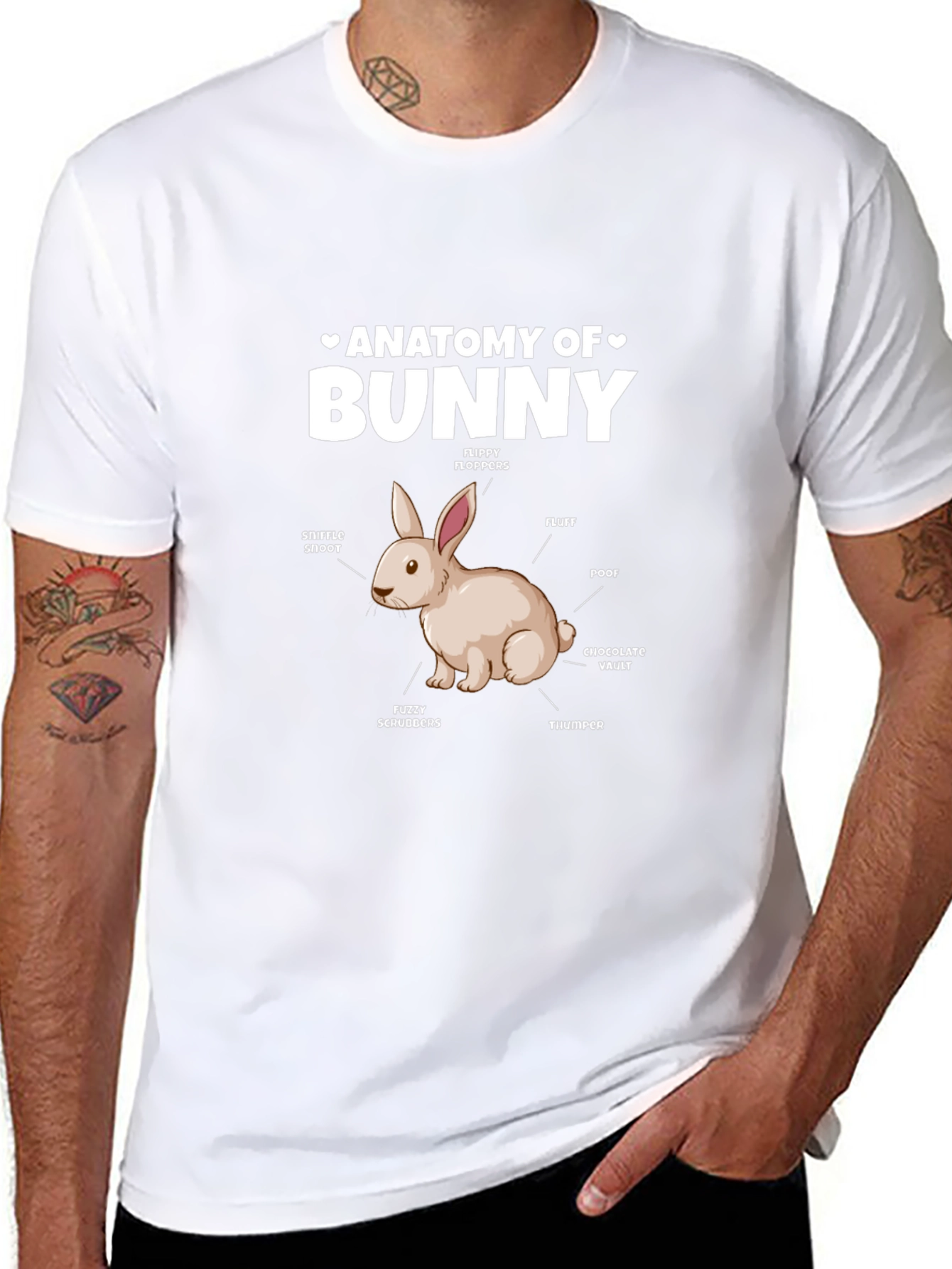 Anatomy of a Bunny T-Shirt