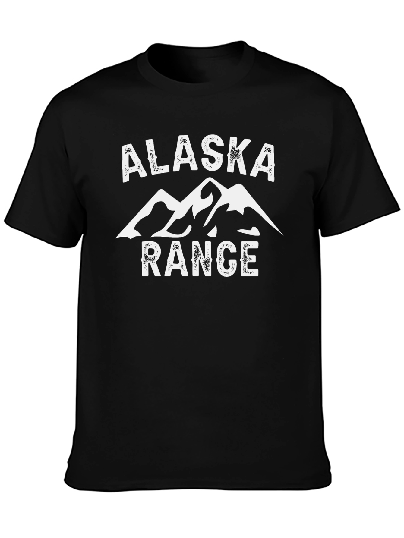 Alaska Range Graphic T-Shirt - Black