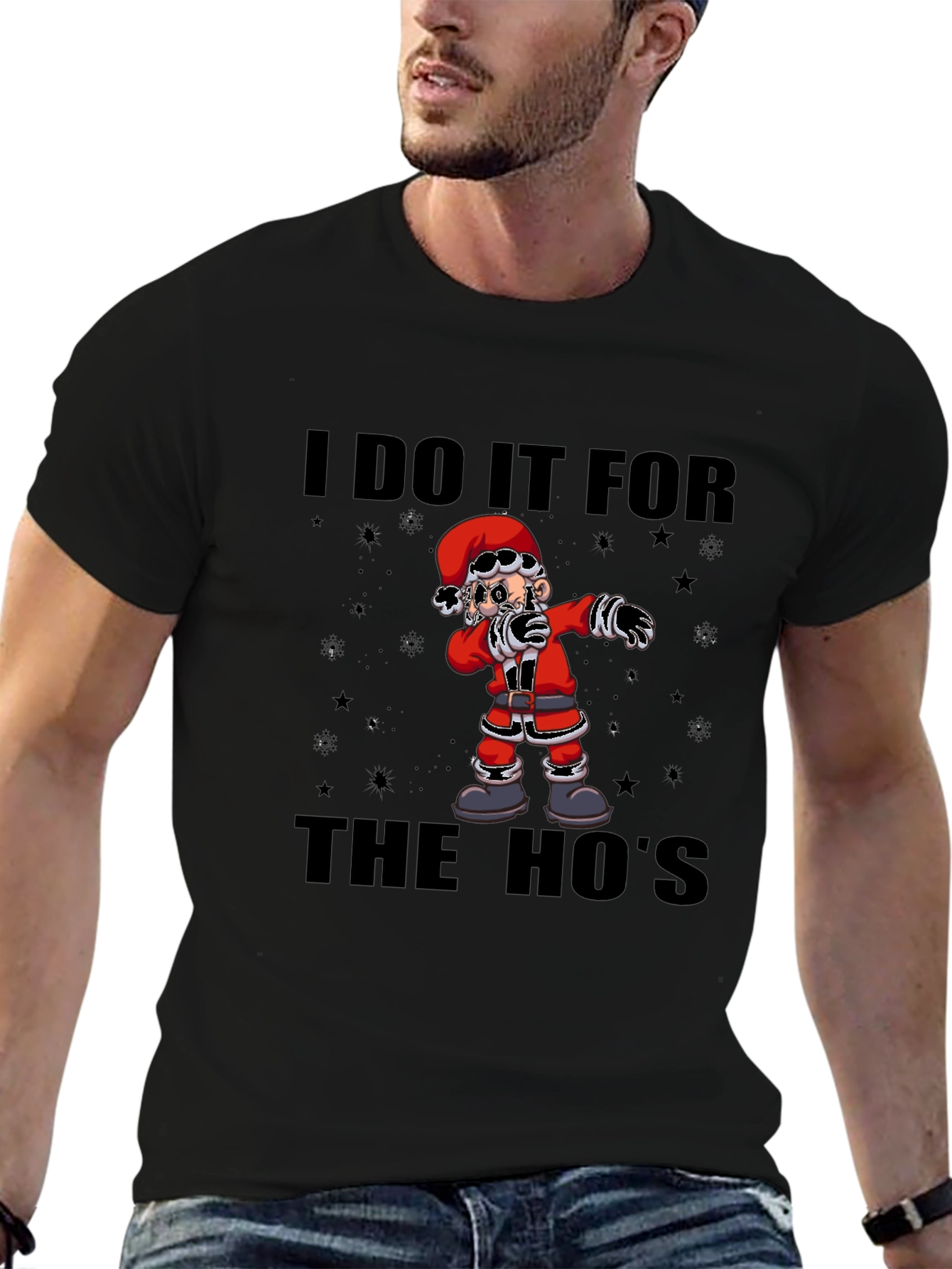 Humorous Holiday Santa T-Shirt
