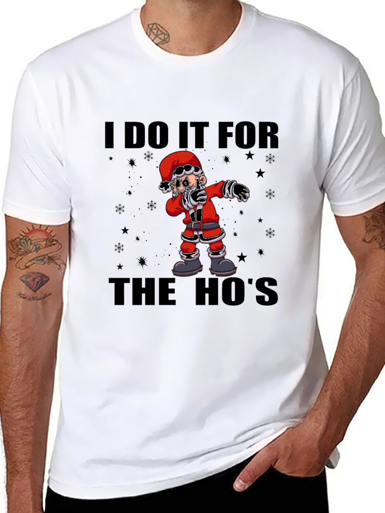 Humorous Holiday Santa T-Shirt
