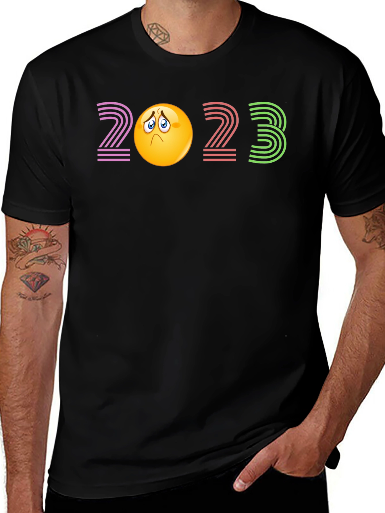 2023 Emoji Graphic T-Shirt