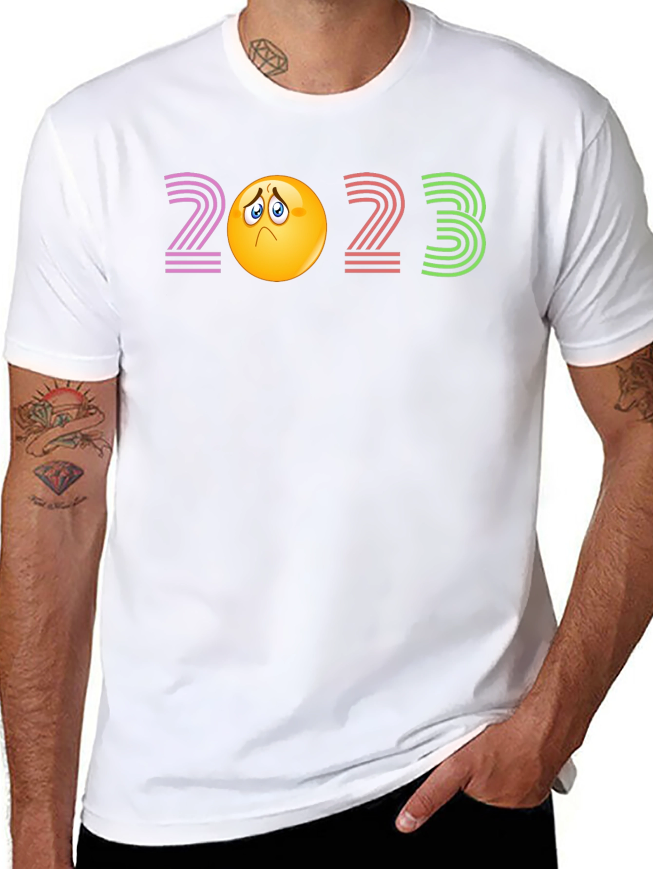2023 Emoji Graphic T-Shirt