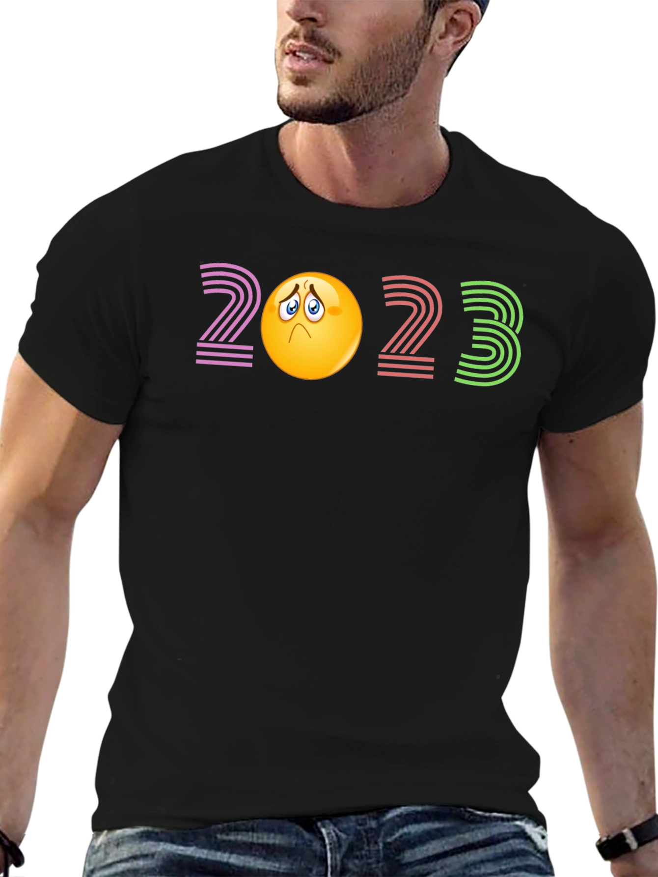 2023 Emoji Graphic T-Shirt