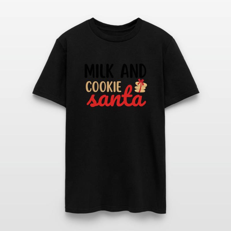 milk and cookies santa