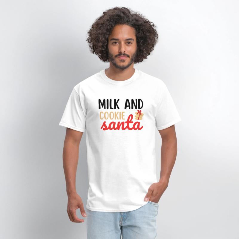 milk and cookies santa