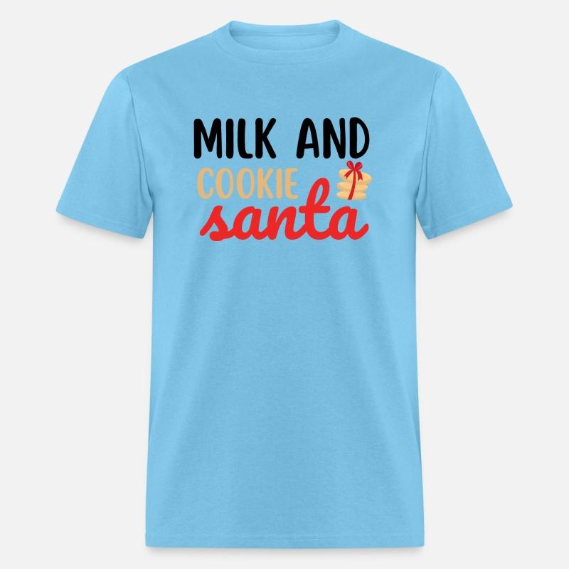 milk and cookies santa