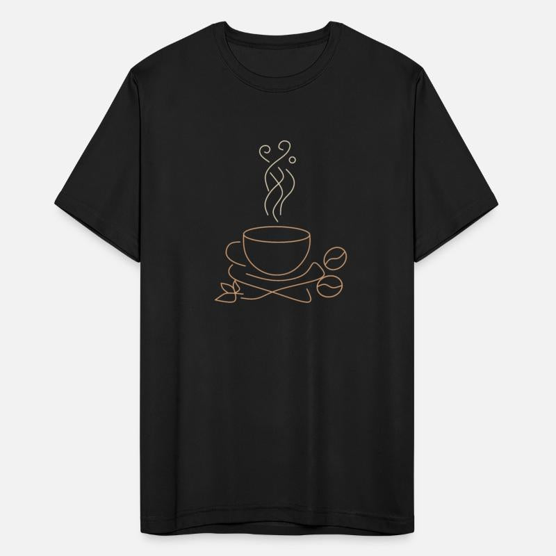 Minimalist Coffee Line Art - coffee lover