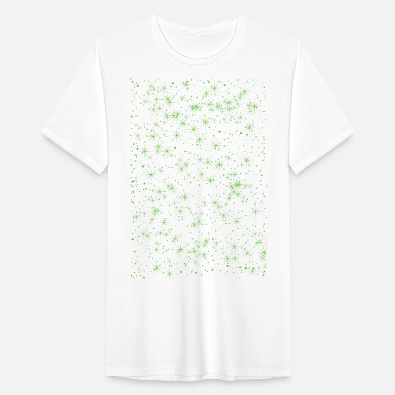 Minimalist green stars pattern