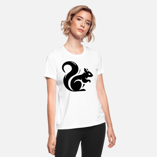 Minimalist Squirrel Silhouette