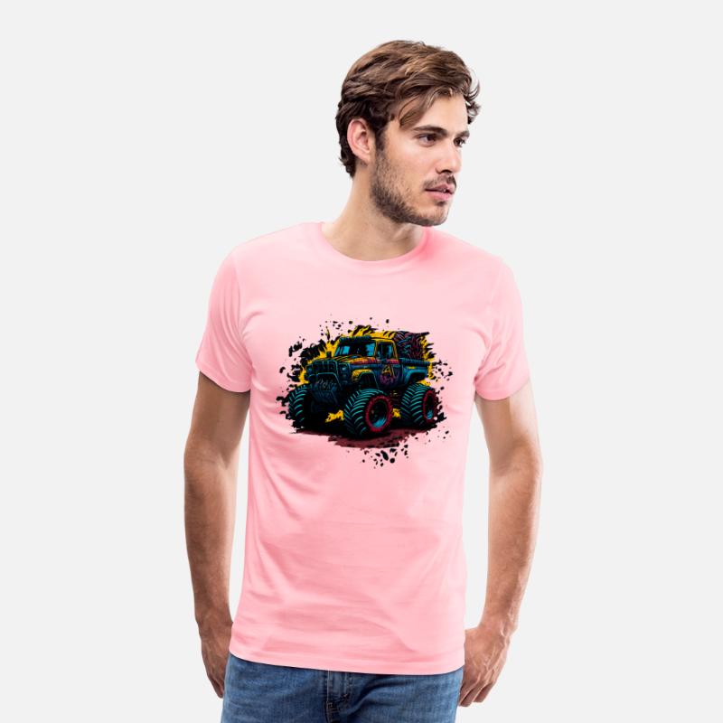 Monster Truck Vibrant Abstract