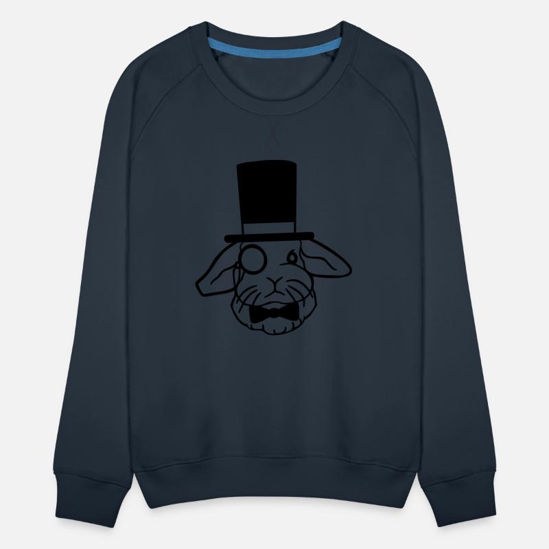 Mr. Rabbit Gentleman Top Hat Monocle Glasses rich