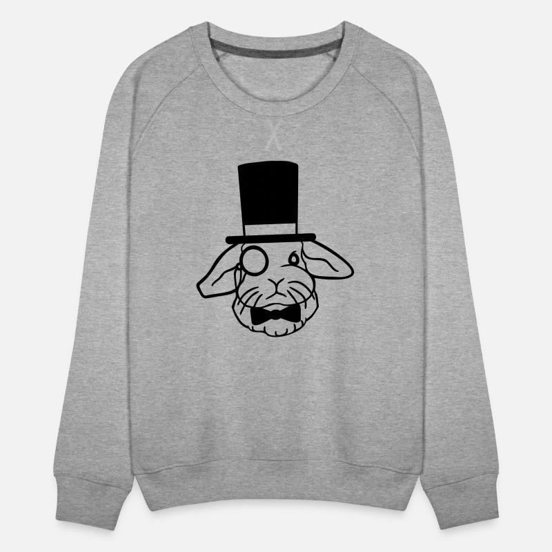 Mr. Rabbit Gentleman Top Hat Monocle Glasses rich