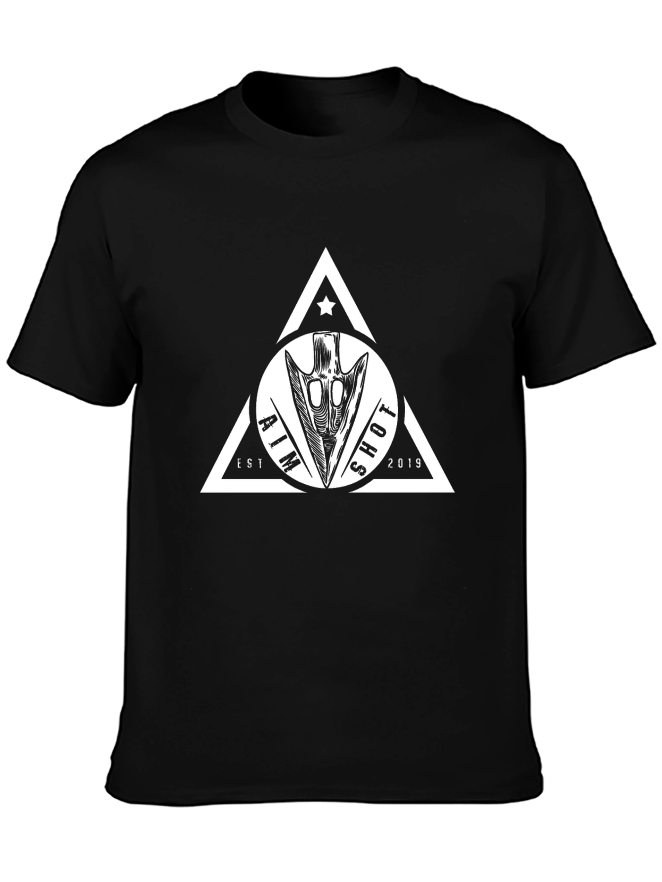Aim Shot Arrowhead Graphic Tee - Black