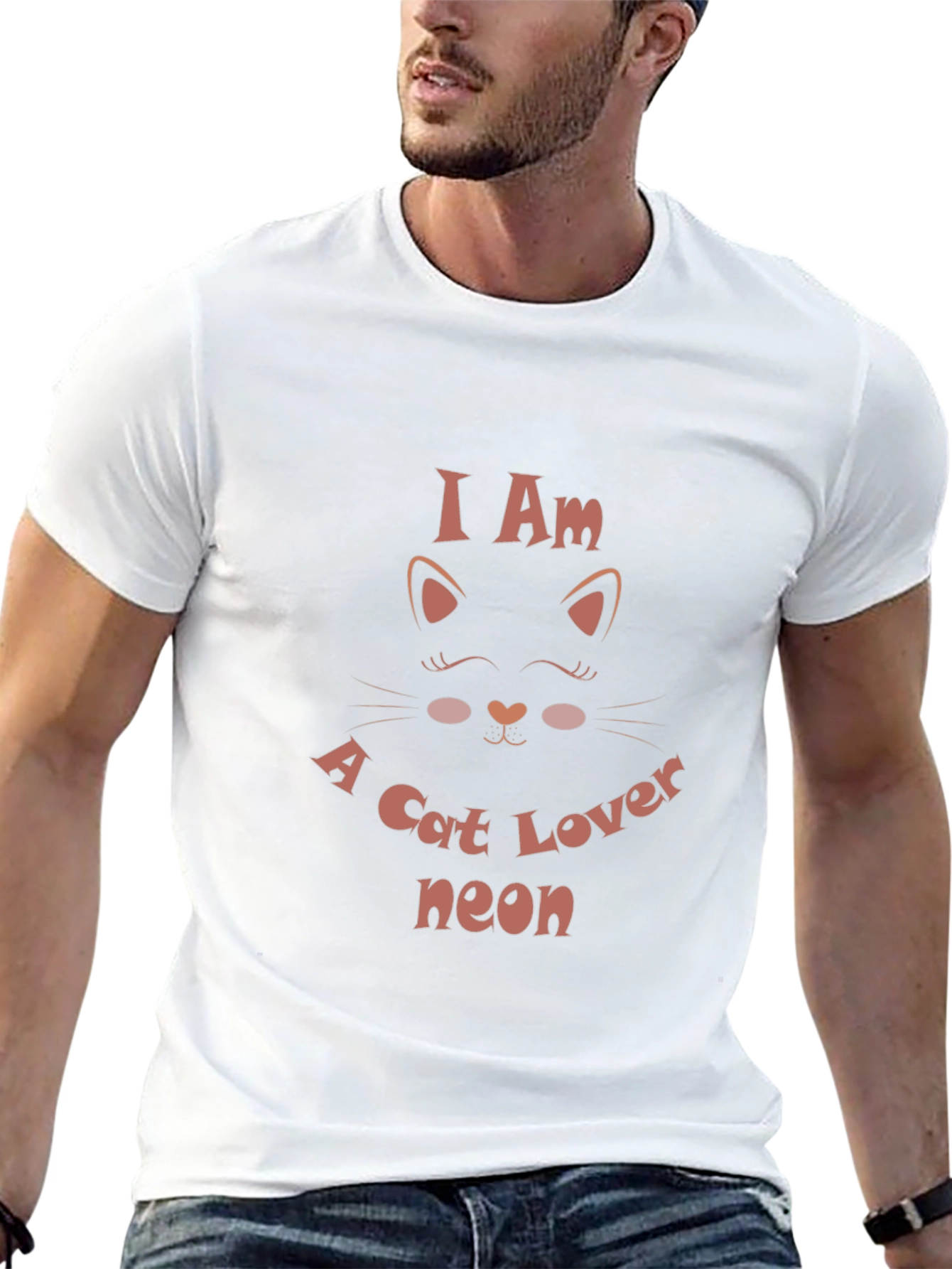 I am a Cat Lover Black Tee