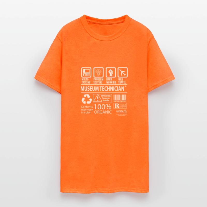 Museum Technician T Shirt - Multitasking Job Gift