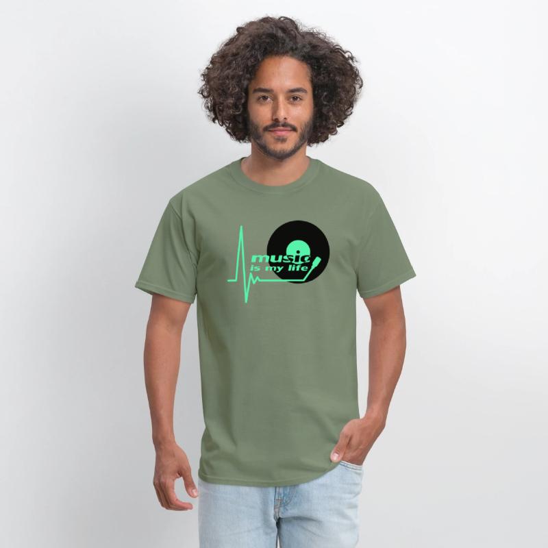 Music is my Party Life Vinyl Record Plate Pulse