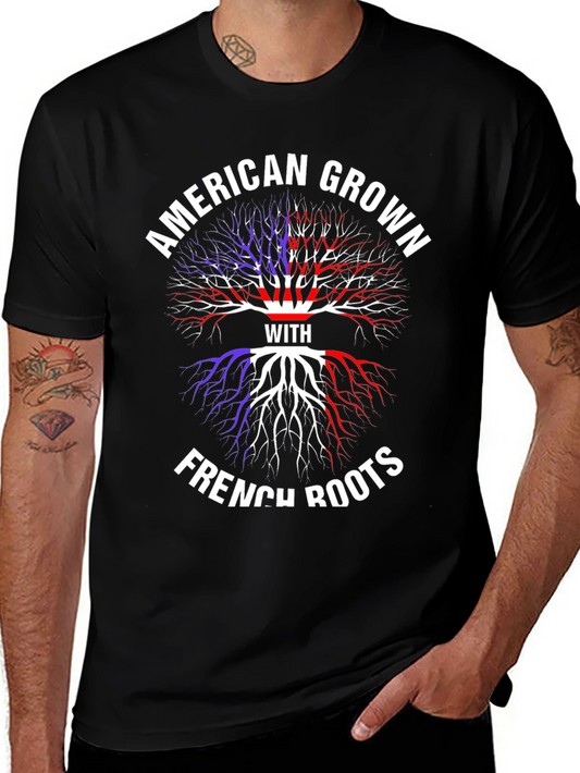 American Grown with French Roots T-Shirt