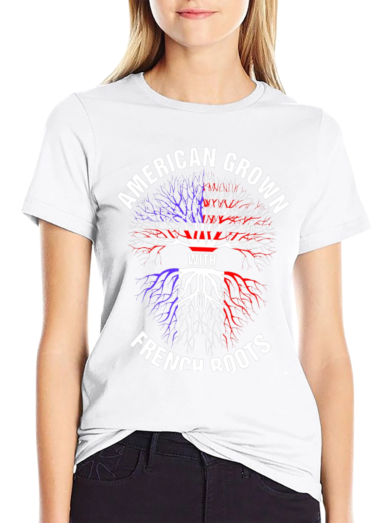American Grown with French Roots T-Shirt