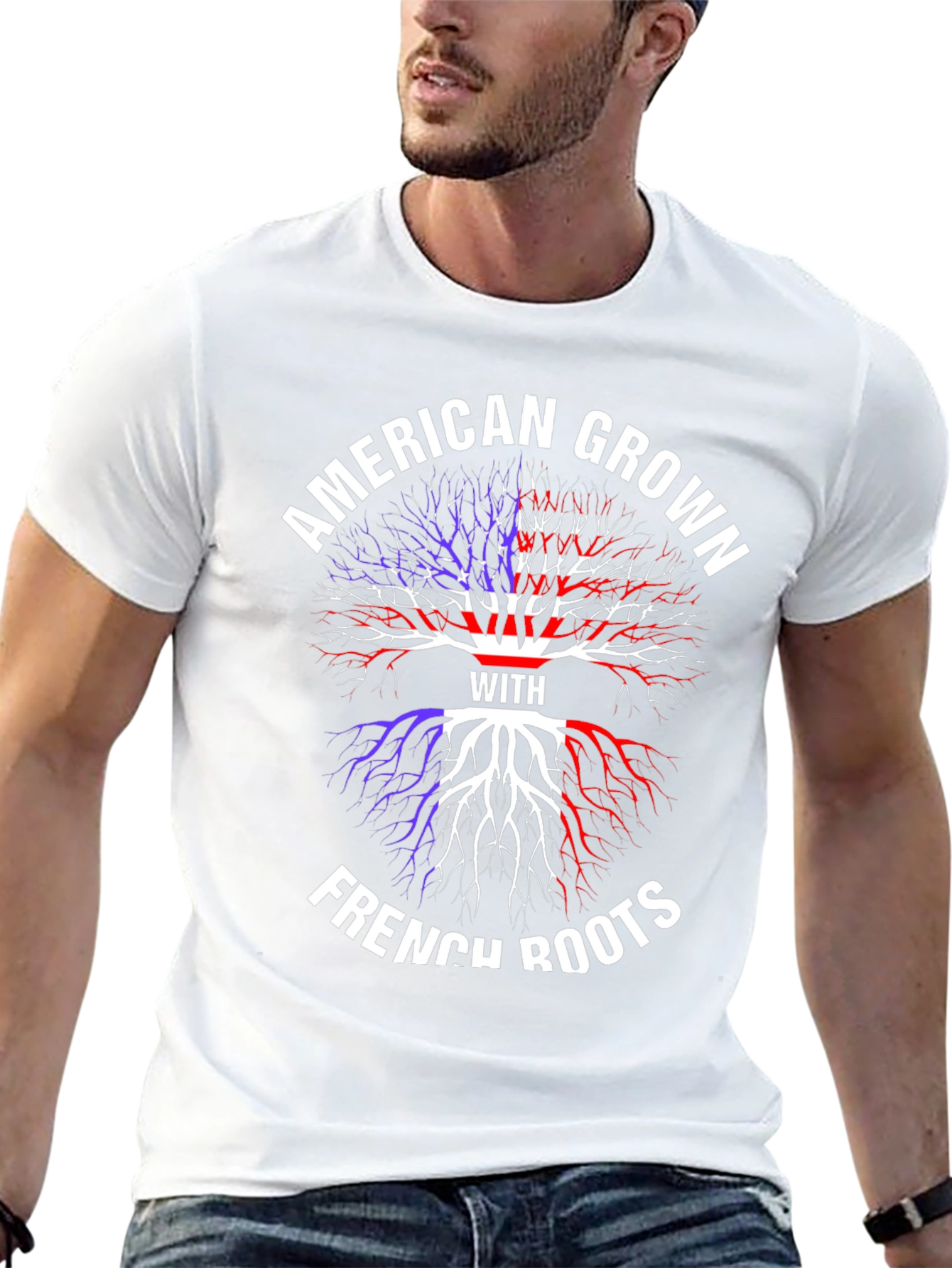 American Grown with French Roots T-Shirt