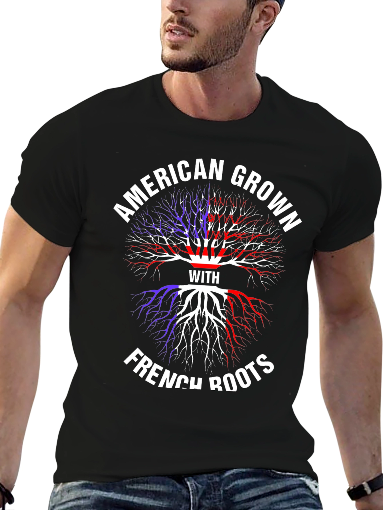 American Grown with French Roots T-Shirt