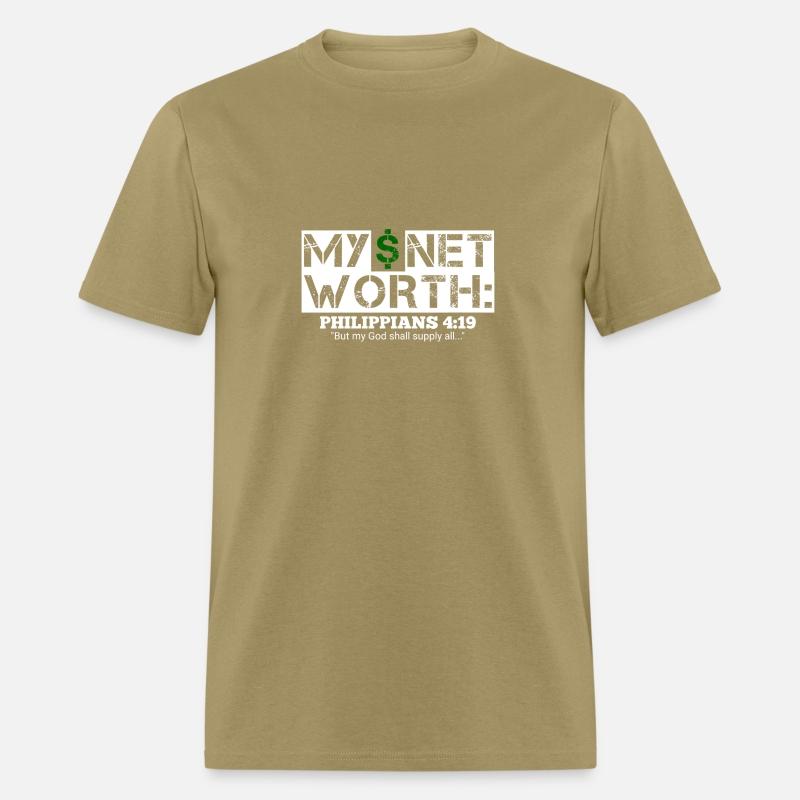 My Net Worth - Philippians 4:19 Christian T-shirt