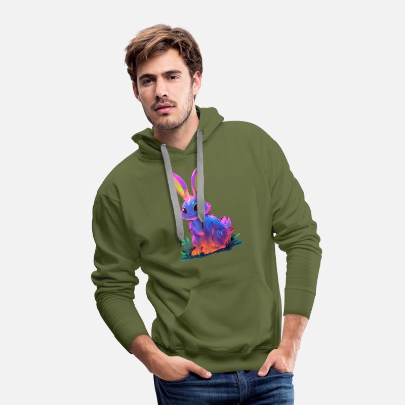 Mystical Neon Rabbit