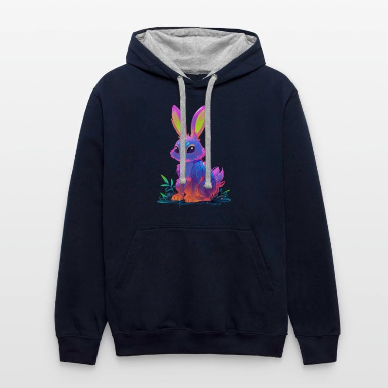 Mystical Neon Rabbit