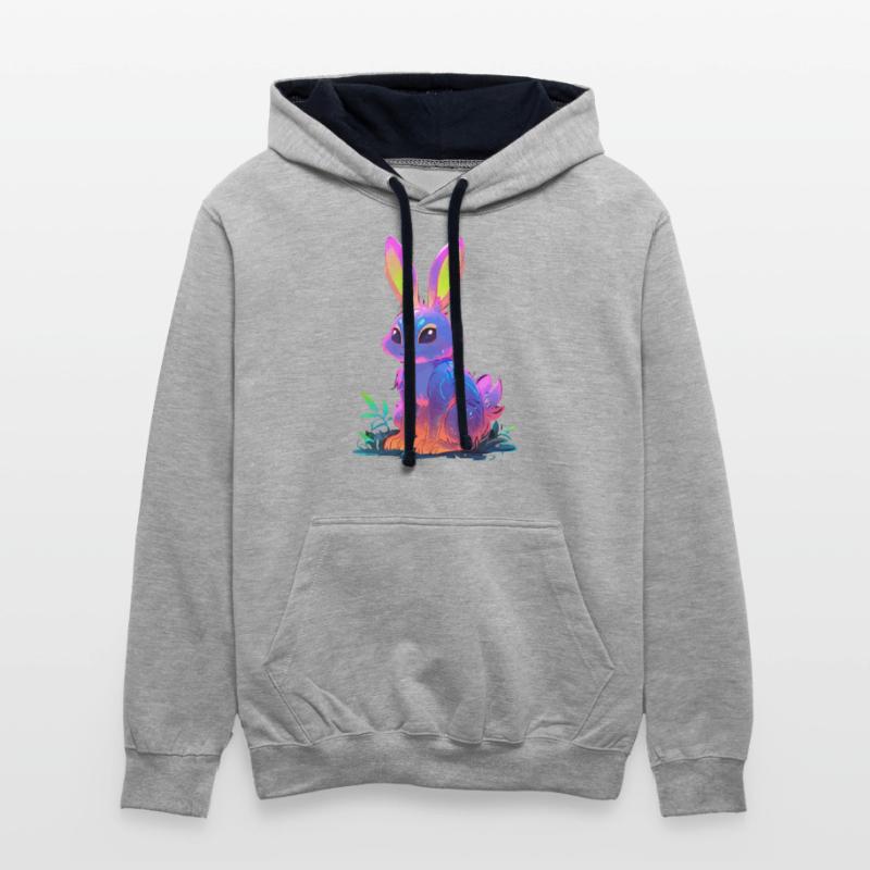 Mystical Neon Rabbit