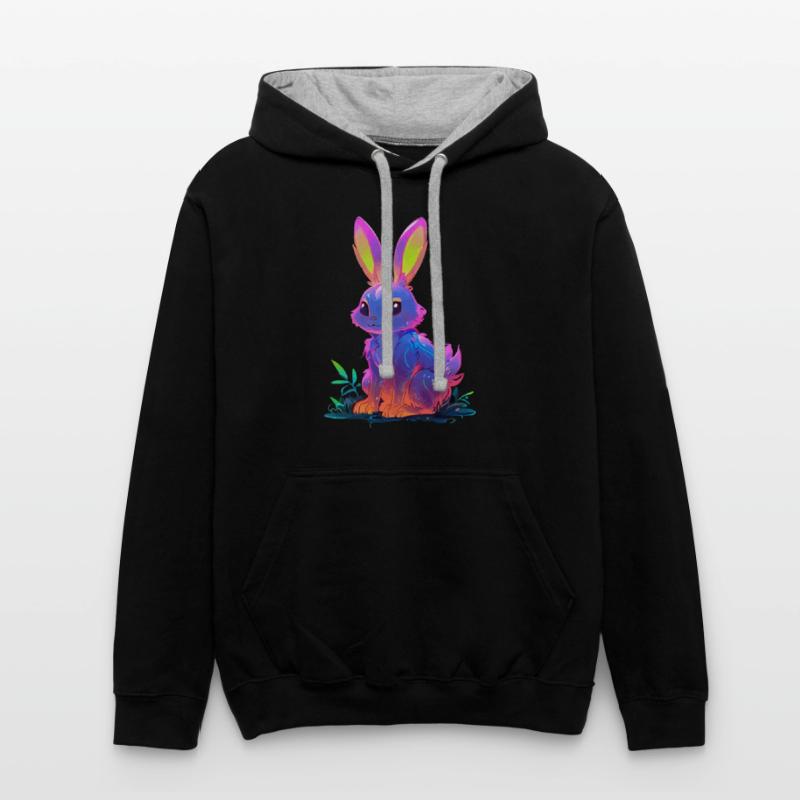 Mystical Neon Rabbit