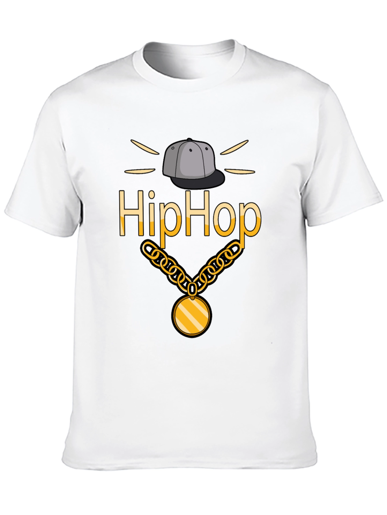 Hip Hop Style Black T-Shirt