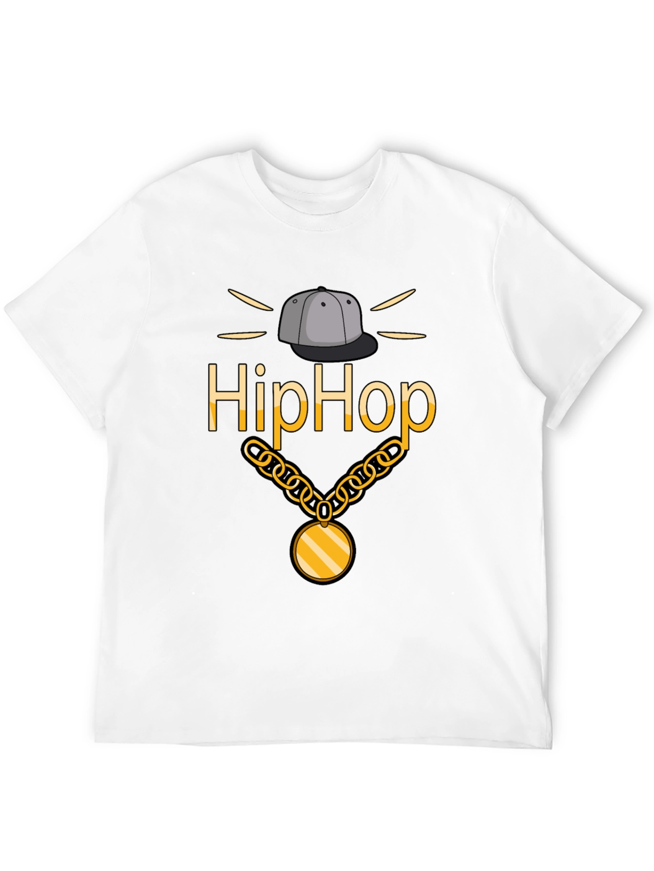 Hip Hop Style Black T-Shirt