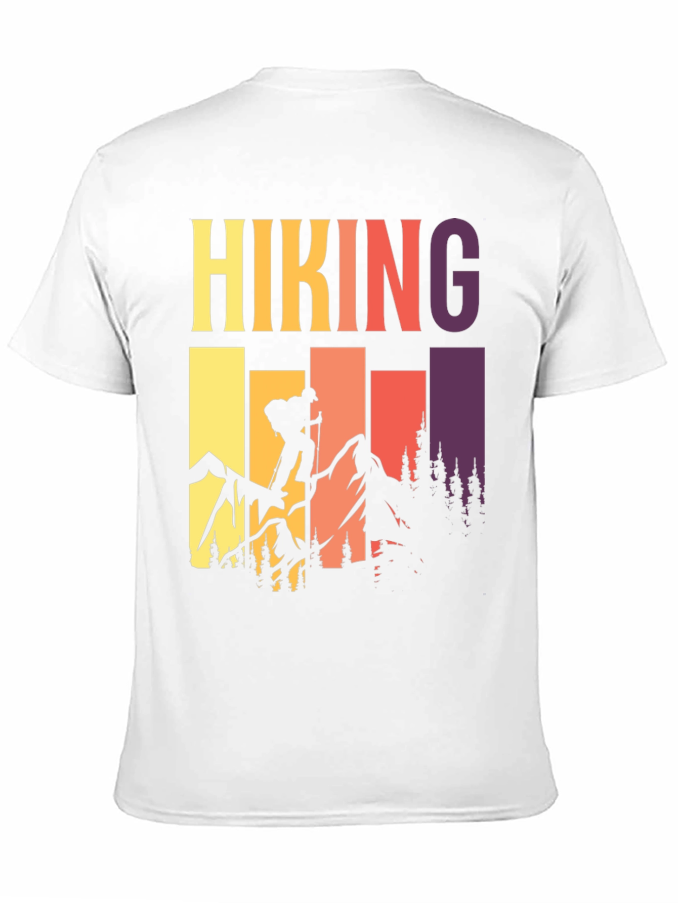 Hiking Adventure T-Shirt - Mountain Silhouette Tee