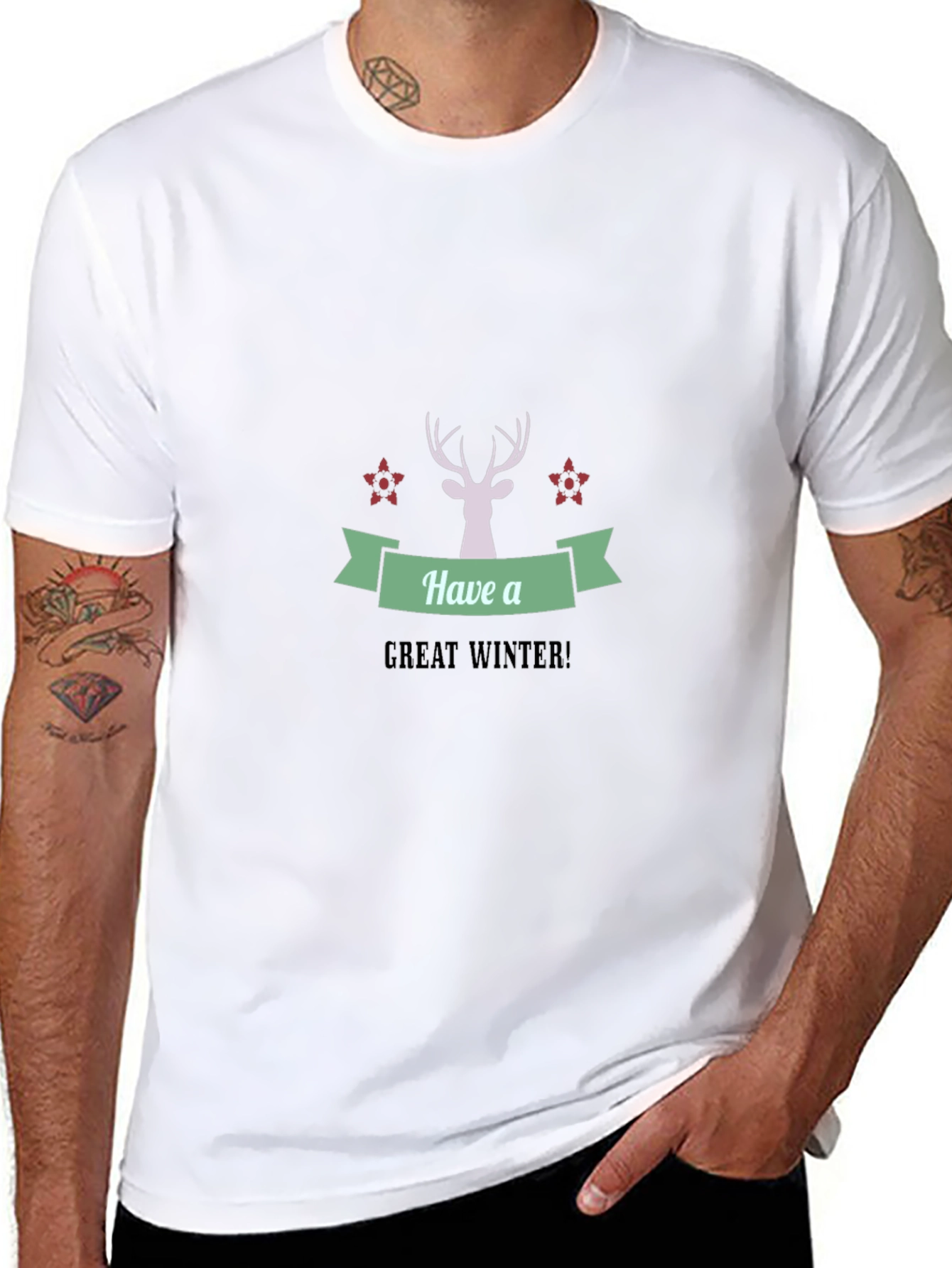Have a Great Winter Black T-Shirt