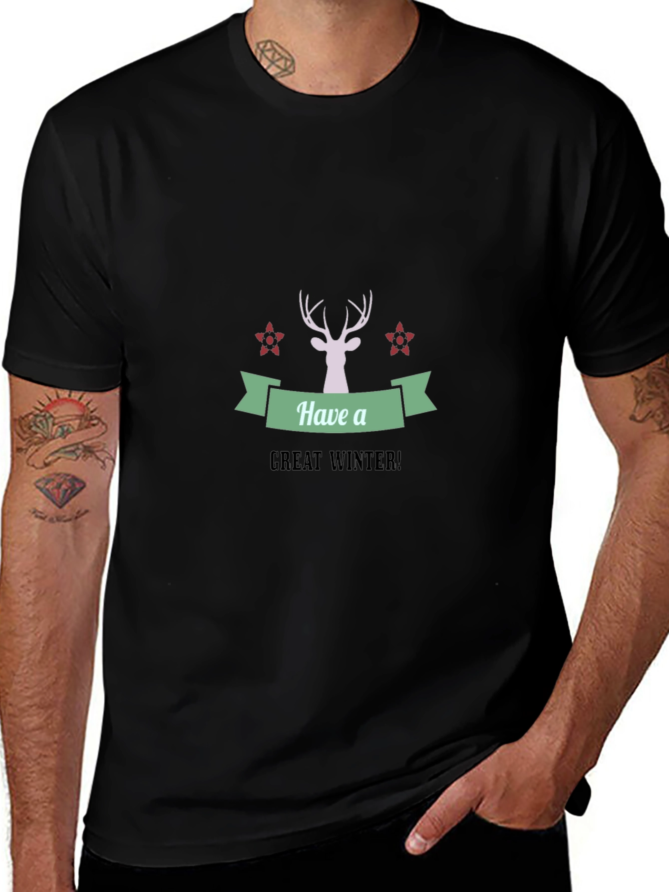 Have a Great Winter Black T-Shirt