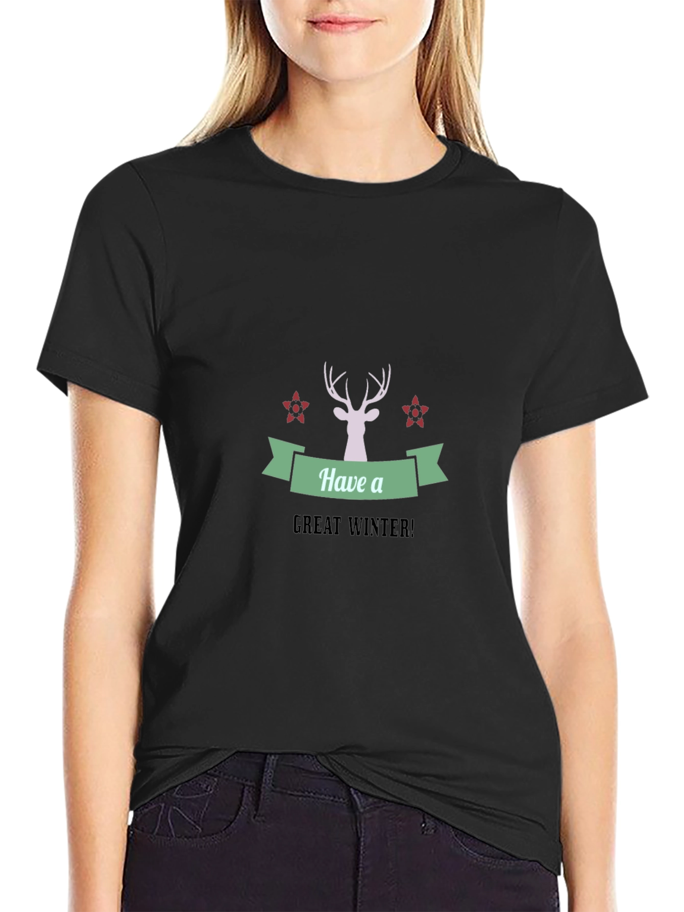 Have a Great Winter Black T-Shirt