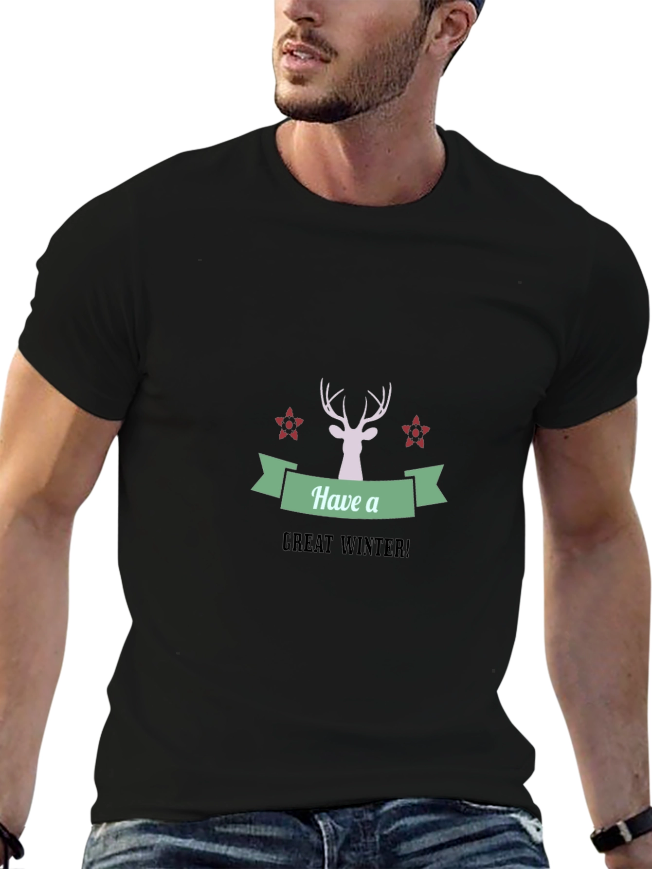 Have a Great Winter Black T-Shirt