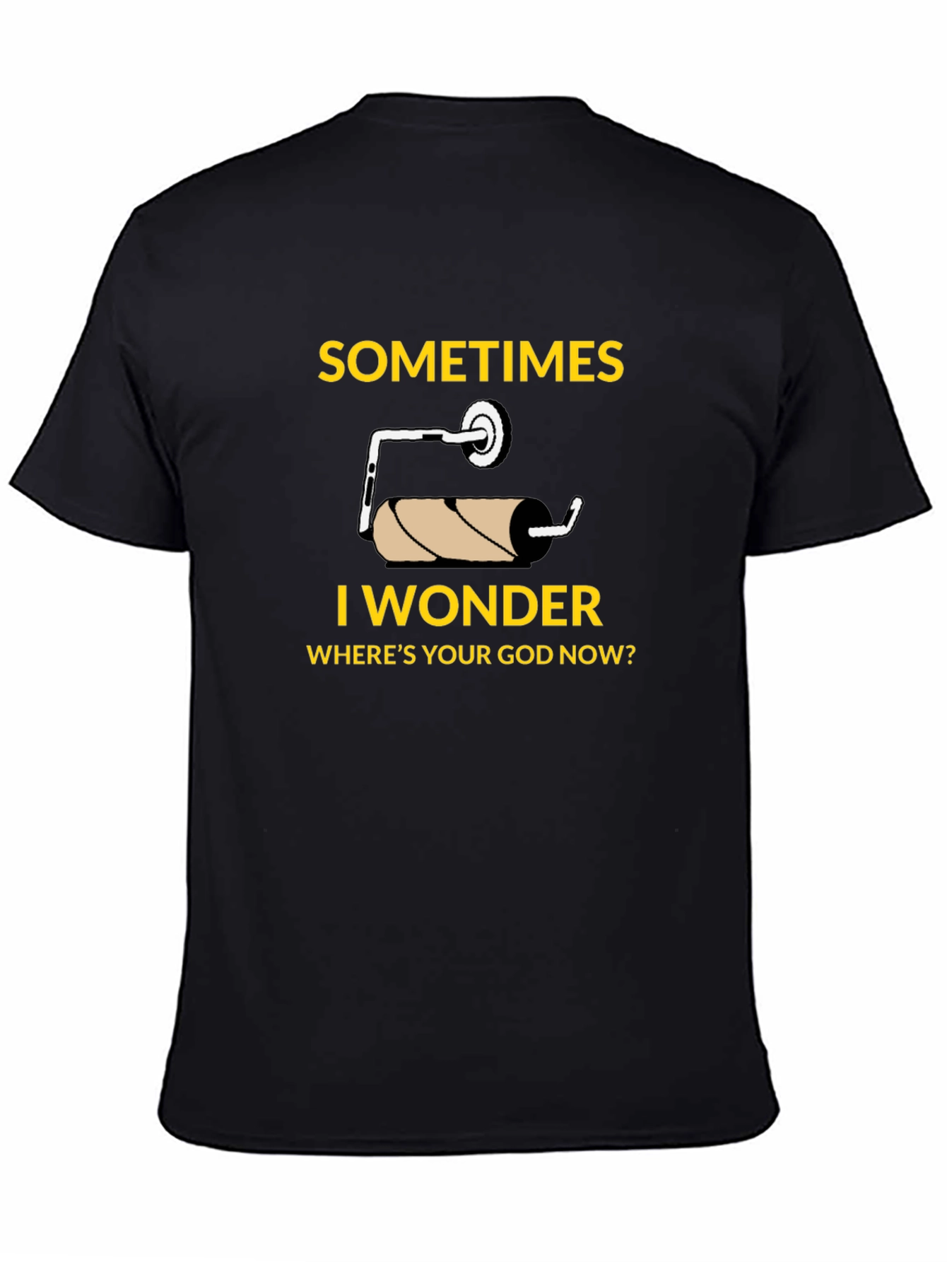Humorous Empty Toilet Paper Roll T-Shirt