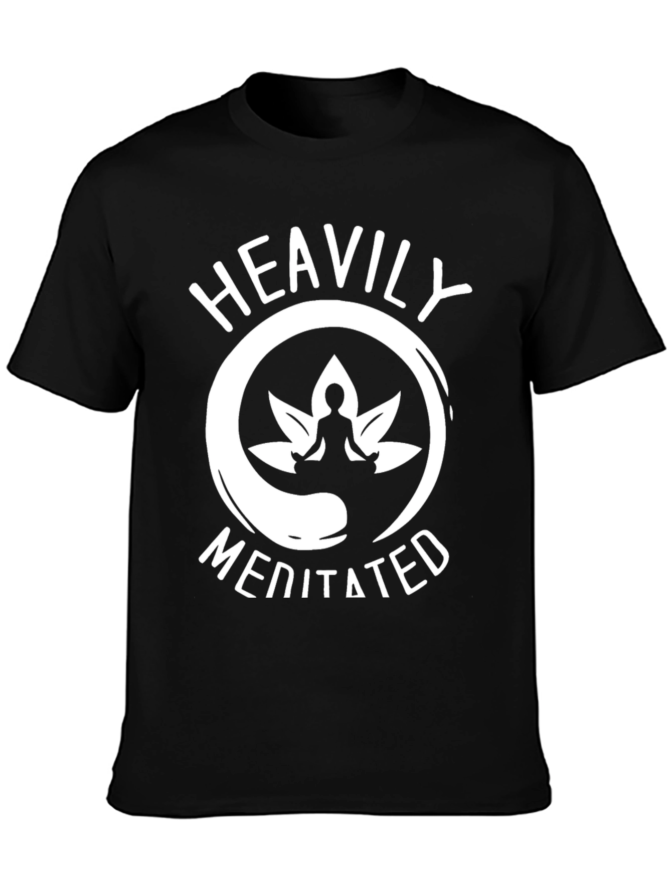 Heavily Meditated Graphic Tee - Zen T-Shirt
