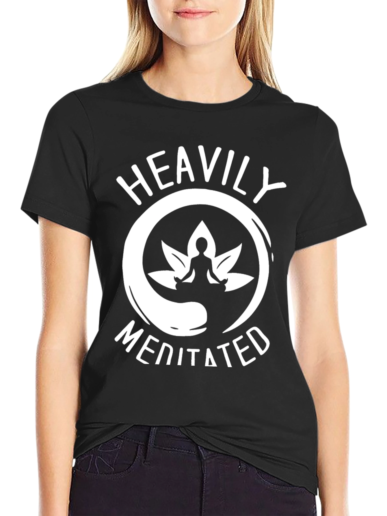 Heavily Meditated Graphic Tee - Zen T-Shirt