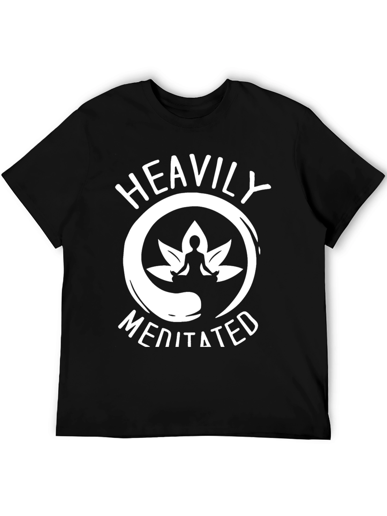 Heavily Meditated Graphic Tee - Zen T-Shirt