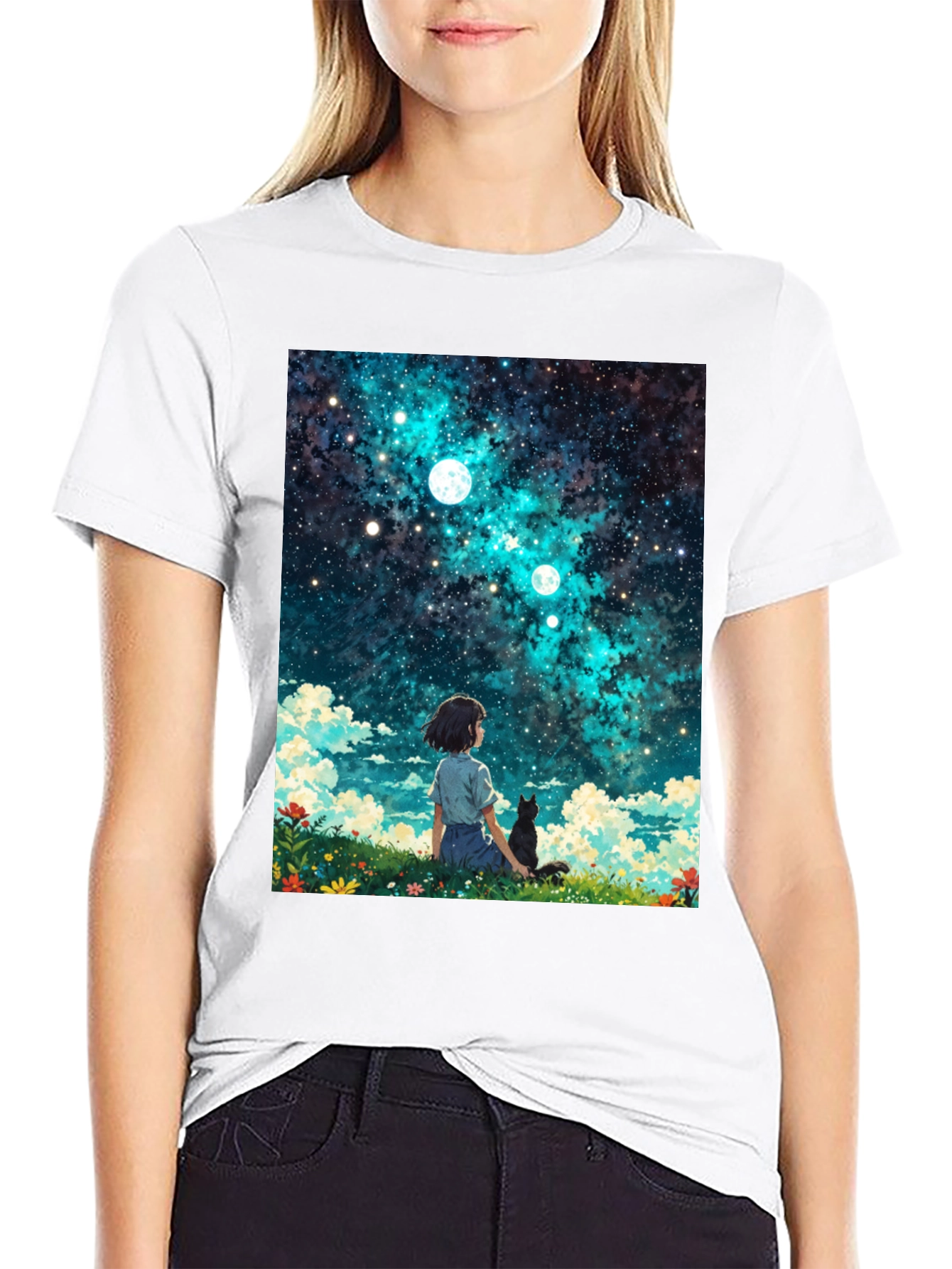 Anime Sky T-Shirt