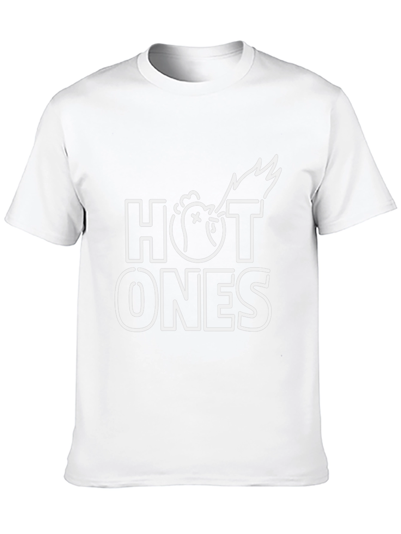 Hot Ones Graphic Tee - Black Cotton T-Shirt