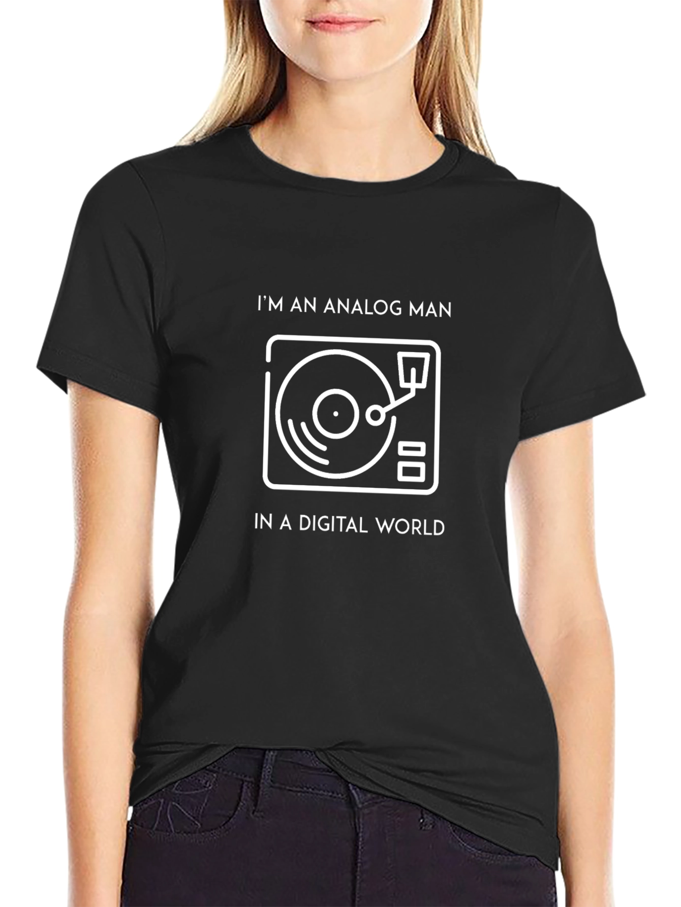 Analog Man in Digital World T-Shirt