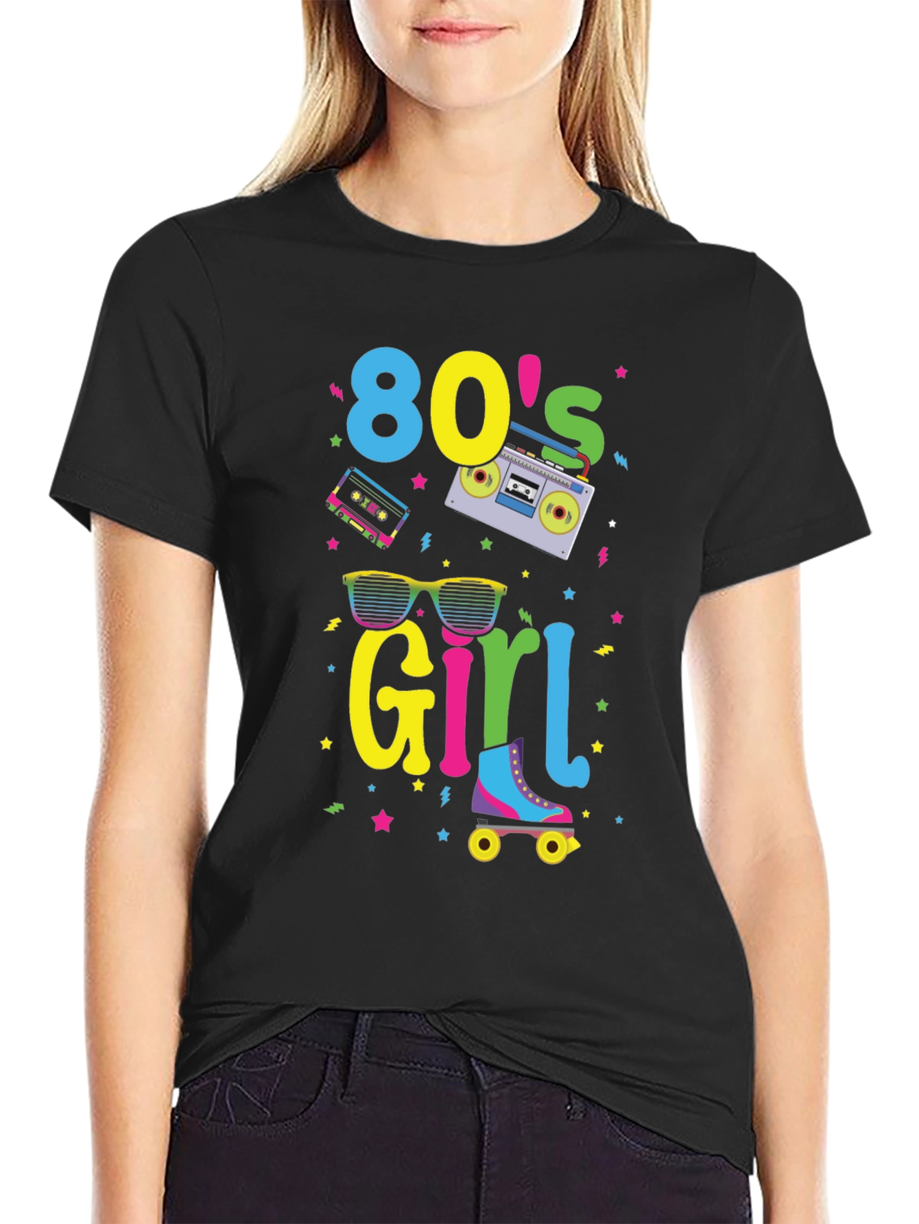 80s Girl T-Shirt - Retro Style