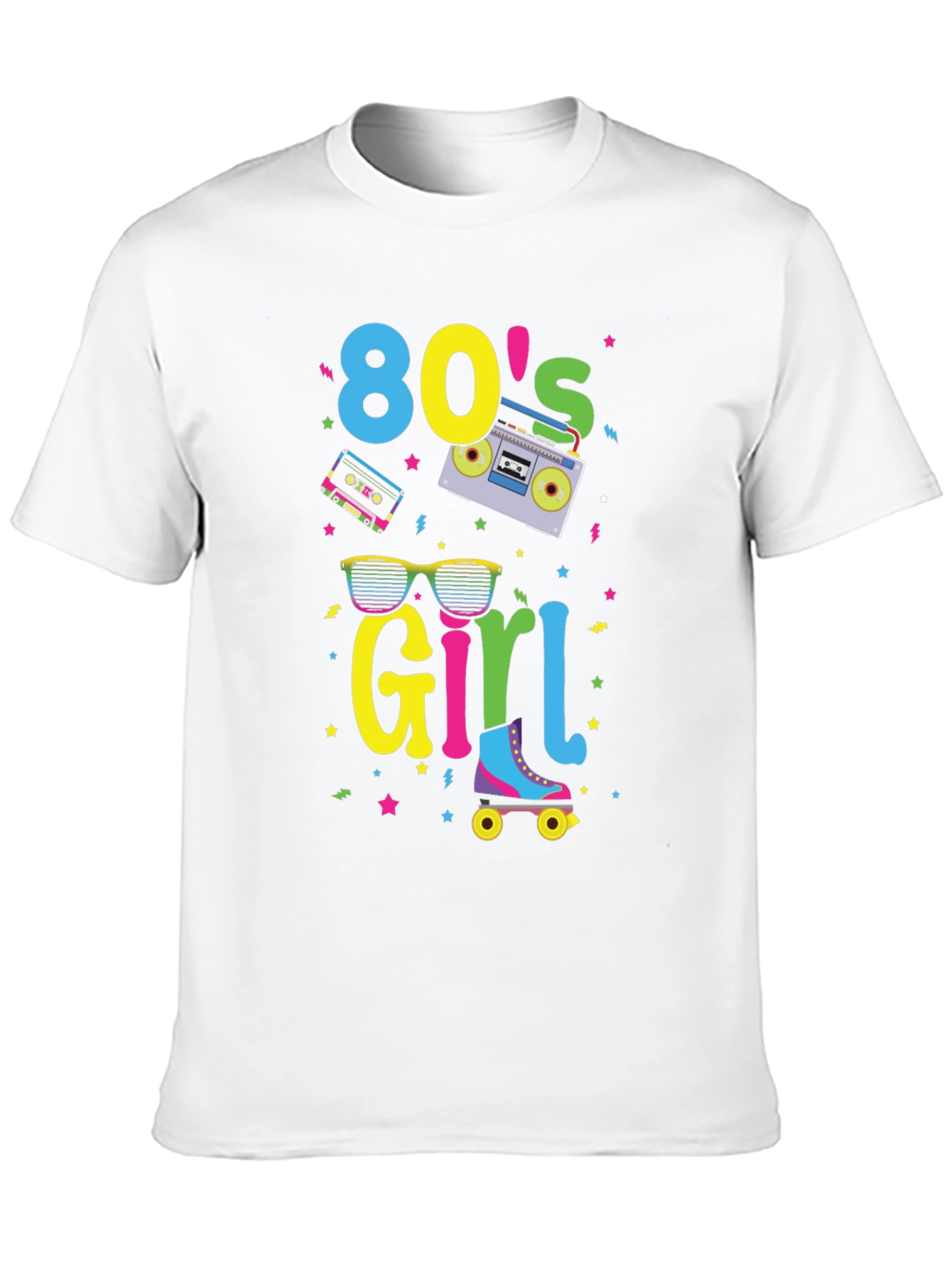 80s Girl T-Shirt - Retro Style