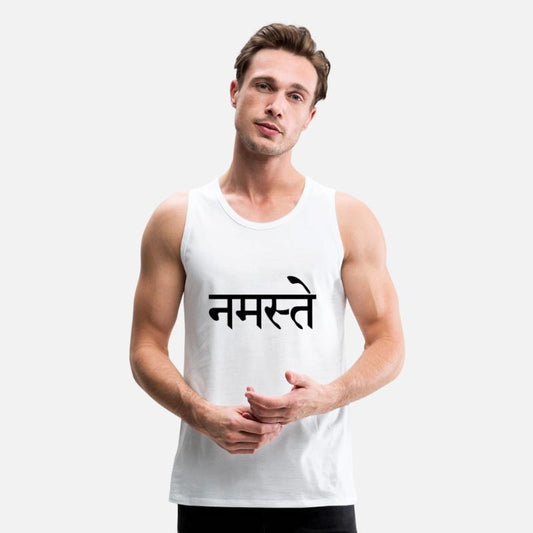 Namaste Sanskrit written shade picture
