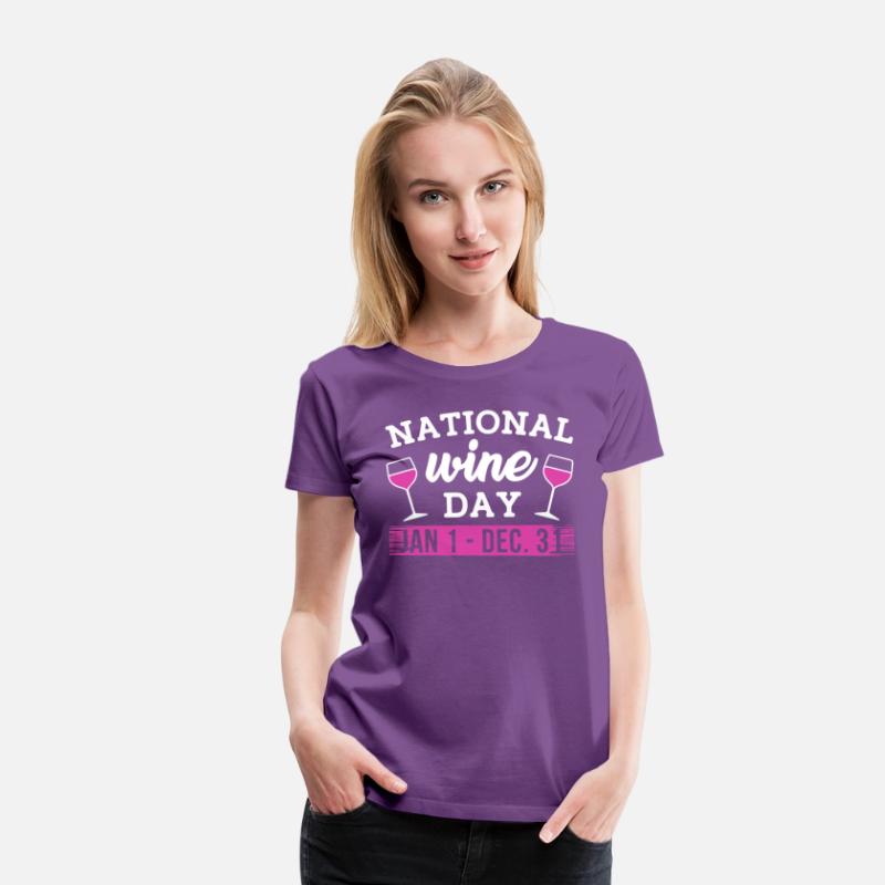 NATIONAL WINE DAY JAN 1 DEC 31 t-shirts
